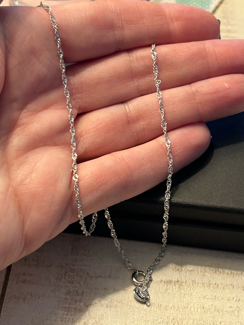 Diamond Cut Sterling Silver Chain - Picture 7 of 8
